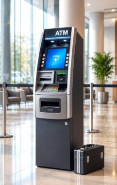 Modern ATM in a Luxury Lobby-700kb